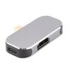 USB C Dock 3 in 1 Type C Male to HD Multimedia Interface USB A Type C Female Docking Station for Windows for Android