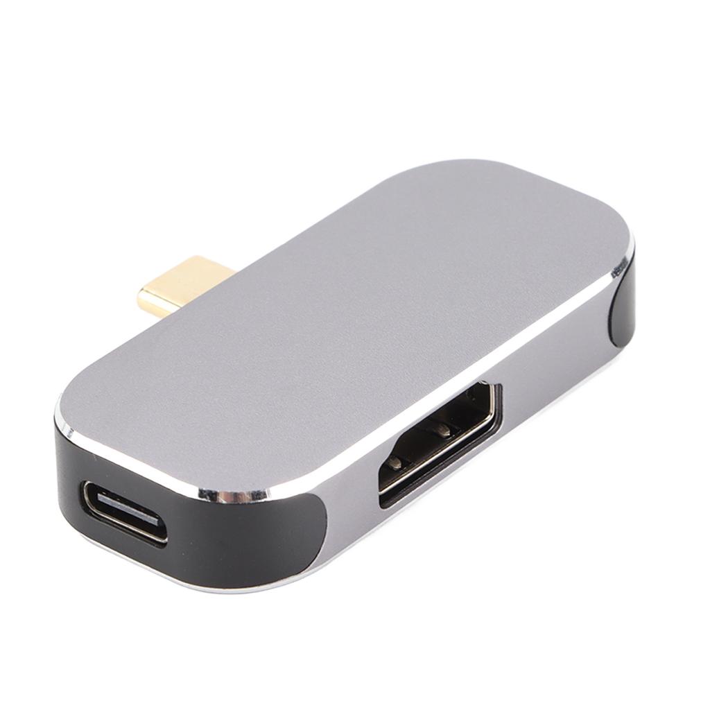 USB C Dock 3 in 1 Type C Male to HD Multimedia Interface USB A Type C Female Docking Station for Windows for Android