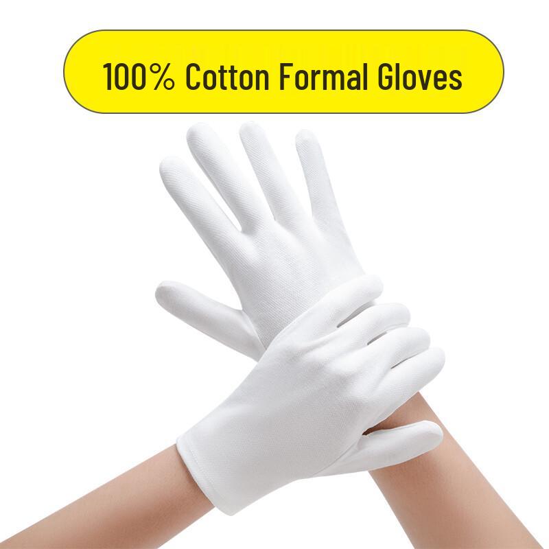 CNMF White Ceremonial Gloves