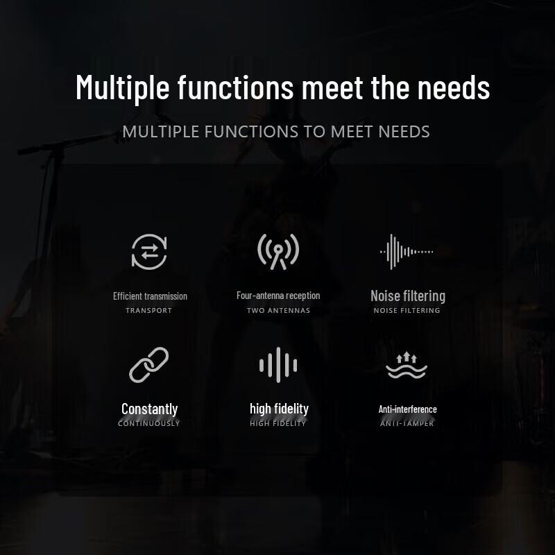Huidu MR-540 Professional Wireless Microphone System (CN version)