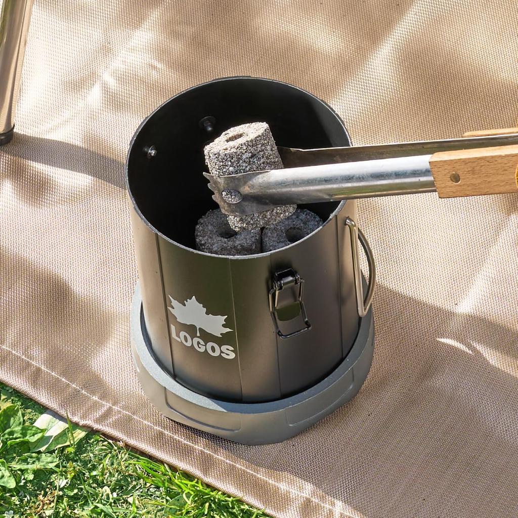 LOGOS Buckle Fire Extinguisher 81063126 Eco-Friendly Reusable Charcoal Fire Extinguisher for Camping and Outdoors