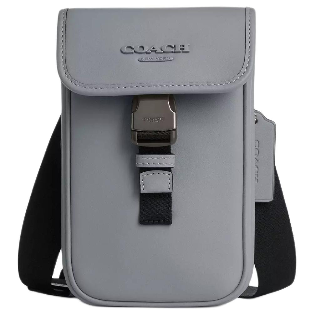 

Coach Racer Phone 11 Brand Logo Adjustable Shoulder Strap Smooth Calfskin Mini Crossbody Bag Men bags Gray Blue CT886-QBN19 Basic Set (Bag+Dust Bag)
