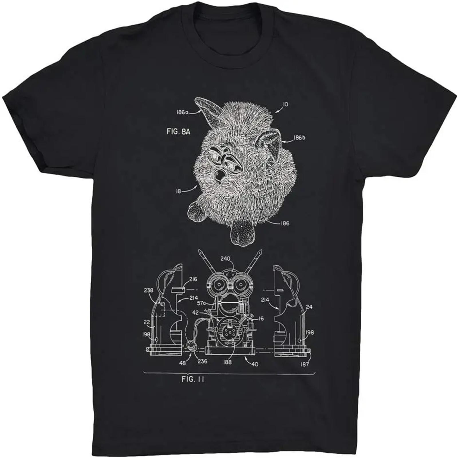 

Furby Patent T-Shirt XXXXXL різнокольоровий
