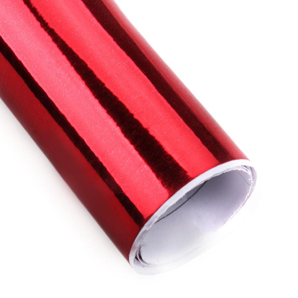 

15x150CM 3D/6D Effect Motorcycle Body Stickers High Gloss Wrap Foil Sticker for Car Motorcycle червоний