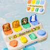 Cartoon Animals Interactive Animal Toy Box Montessori Pop-up Animals Toy  Kids Gifts