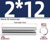 304 Stainless Steel Slotted Spring Pin, Cylindrical Shaft Pin, Locating and Hollow Pin (M5-M12)
