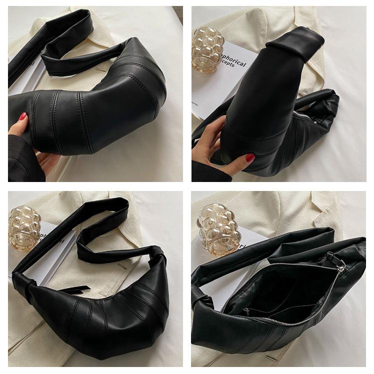 Zaprojektowana torba na rogaliki, torba na rogaliki, spersonalizowana modna torba na ramię, torba crossbody, damska torba na pierożki