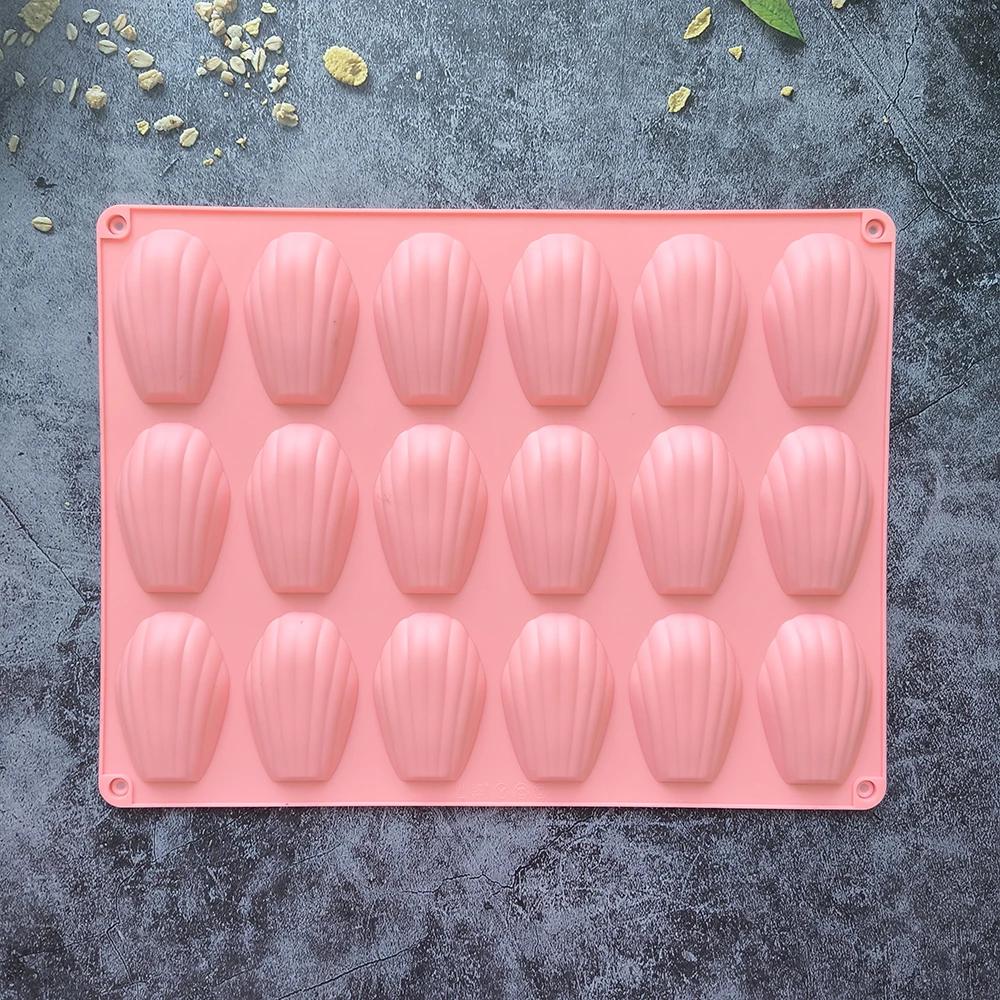 1 Stk. 18 Mulden Madeleine Silikon Kuchenform Muschelförmige Schokoladen Keks Ausstechform Handgemachte Silikon Backwerkzeuge Macaron