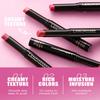 Pearlescent Lipstick,Silky Fine Glitter Lipstick Non-stick Cup Long-lasting Moisturizing Lipstick Non-fading Glitter Lipstick 10 Colors