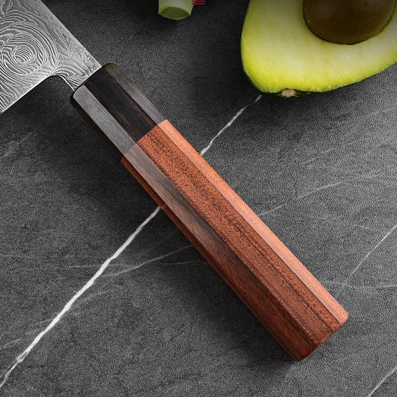 8.5 Chef Knife 67-layers Damascus VG10 Steel Blade Sharp Gyutou Cleaver Slicing Japanese Kitchen Knife Wood Handle Cooking Tools
