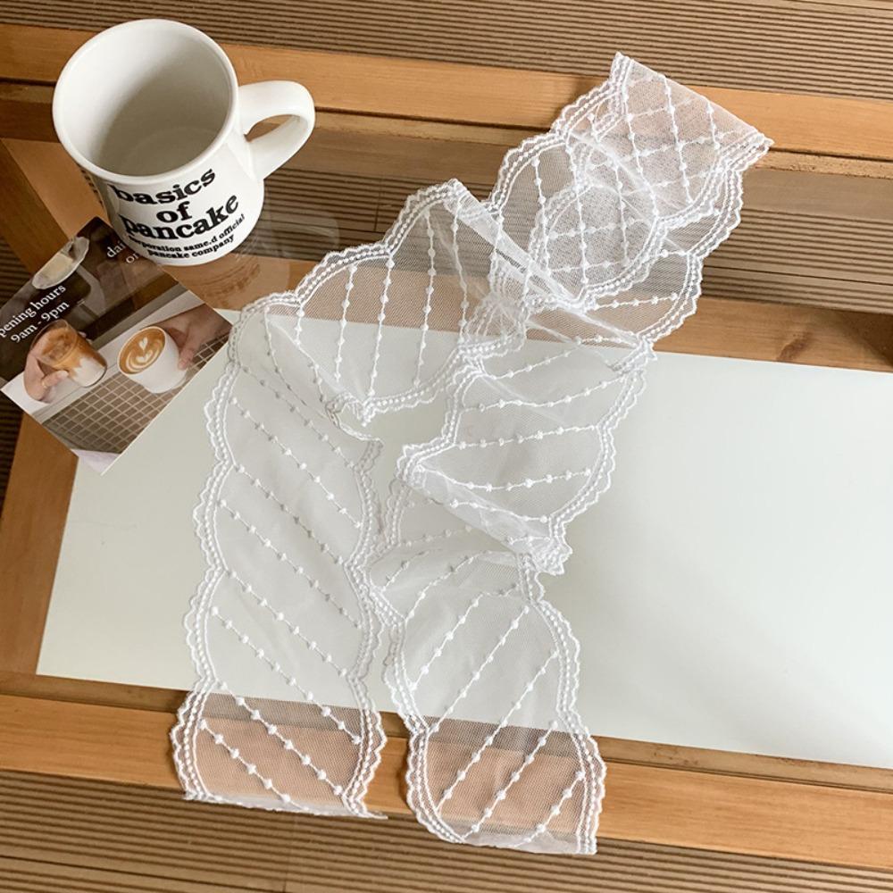 Soft Wrap Lace Hair Band Pastoral Style Ribbon Hair Strap Vintage Bow Headband  Photograh