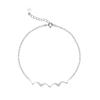 Heart rate geometric wave bracelet women's simple niche design advanced temperament cold wind light luxury