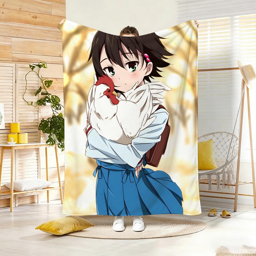 Anime T-TrueS Tears Throw Soft Warm Throw Blanket for Bedroom Living Room Bed Travel Camping Picnic Gift