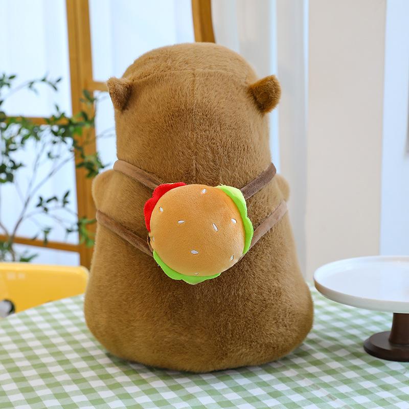 Summer Style Series Capybara Plush Toy Seaside Scenic Spot Souvenir Travel Floral Skirt Capybara Doll