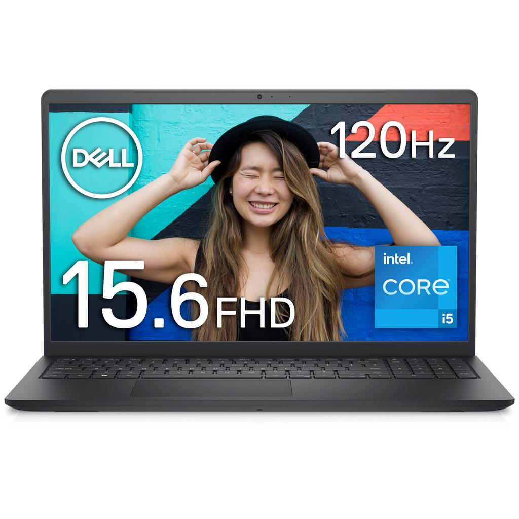 Dell Inspiron 15 3520 Laptop Carbon Black 12Gen Core 8GB 512GB NI355A-CNLB (Intel i5-1235U, RAM, SSD, 15-inch FHD)