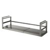 Expandable Under Shelf Storage Rack Punch-free Hanging Slide-in Under Shelf Cabinet Organizer Stainless Carbon Steel Pantry Countertop Spice Holder
