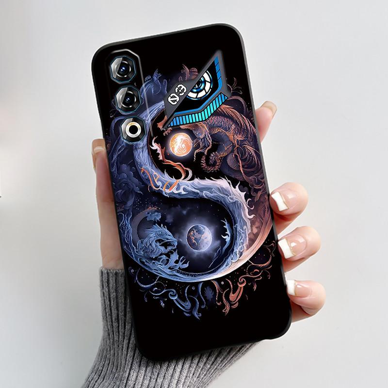 Für ZTE Nubia Neo 3 GT 5G Z2465N Hülle Süßes Kaninchen Schwarz Weiches TPU Silikon Stoßfeste Rückabdeckung Für ZTE Nubia NEO3 GT 5G Hülle