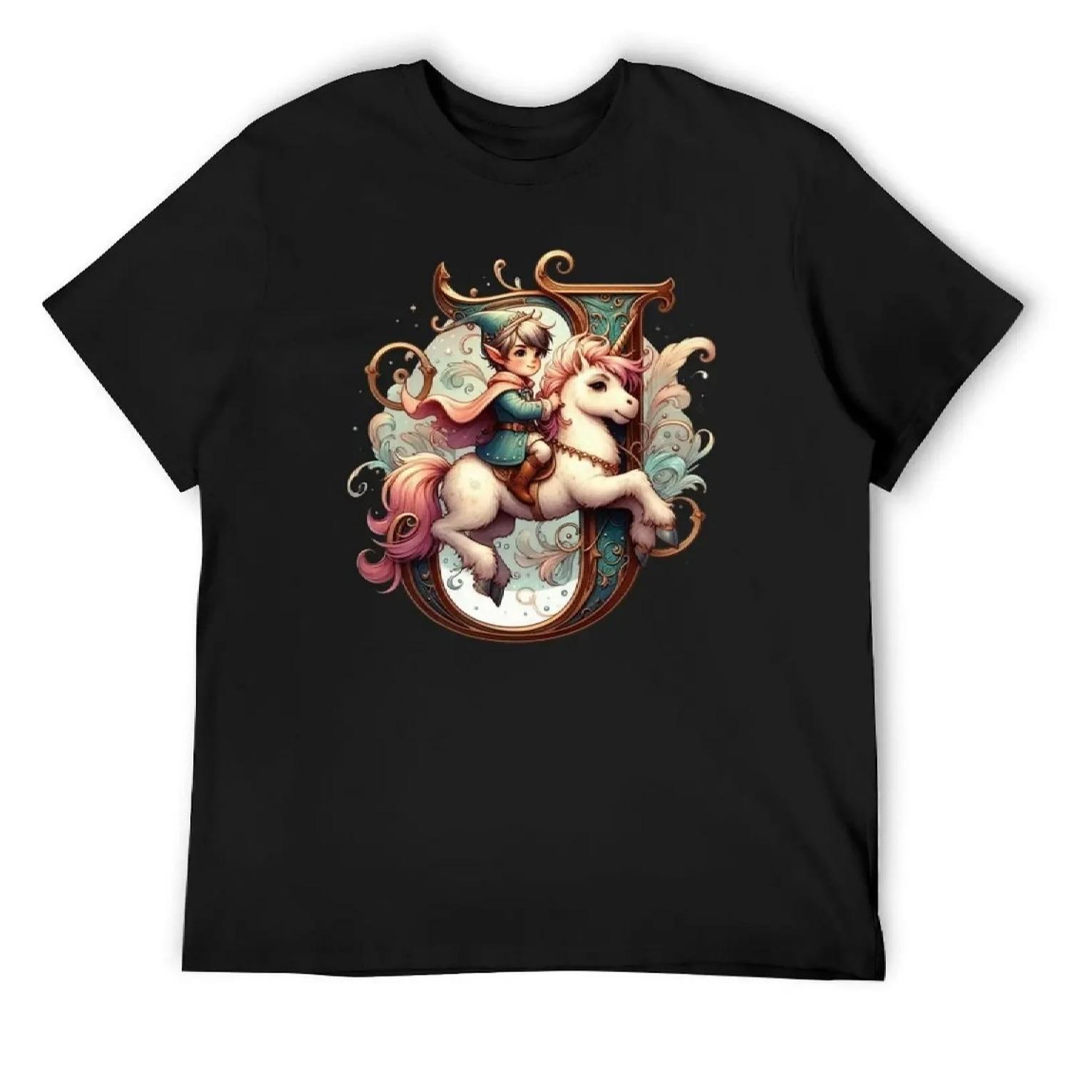 

J Letter Elf T-Shirt graphic tee shirt animal prinfor boys customs design your own designer shirts fitted t shirts for men XXXXXL