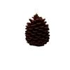 BOUGIE LED POMME DE PIN 6H 10X10X13CM MARRON