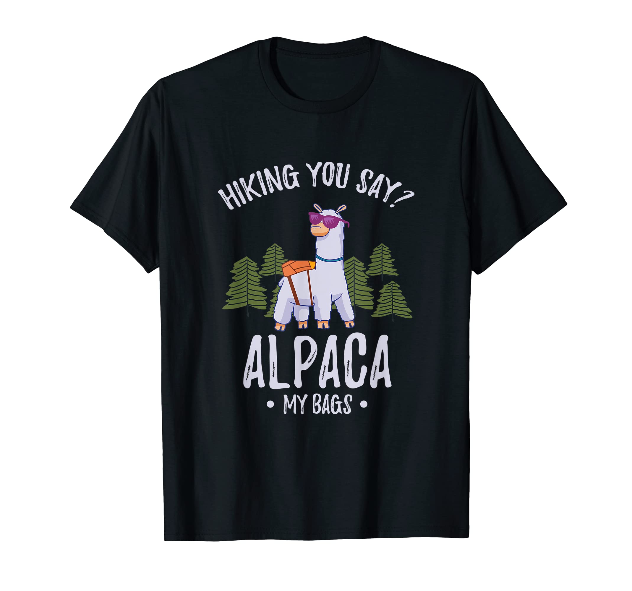 

Funny Hiker alpaka My Bag Hiking T-shirt