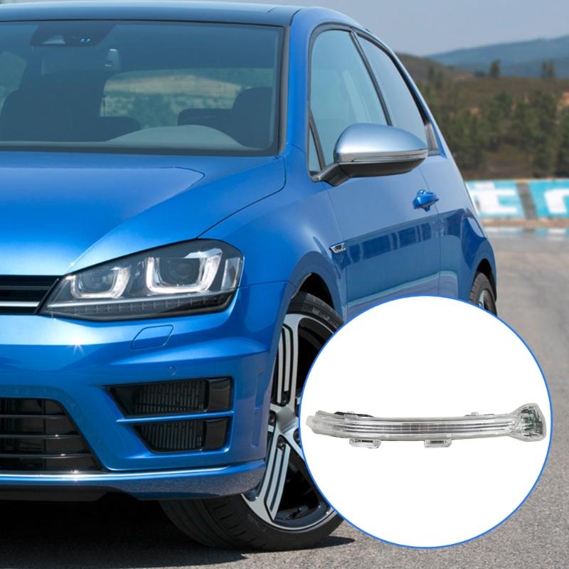 Plugs & Play Side Signal Corner LED Blinker Light Vehicle Exterior Mirror Turn Indicator for Golf 7, MK2, MK7 5G0949101