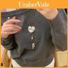Y2k Heart Pendant Necklace With Geometric Alloy Design For Bohemian Fashion Fans