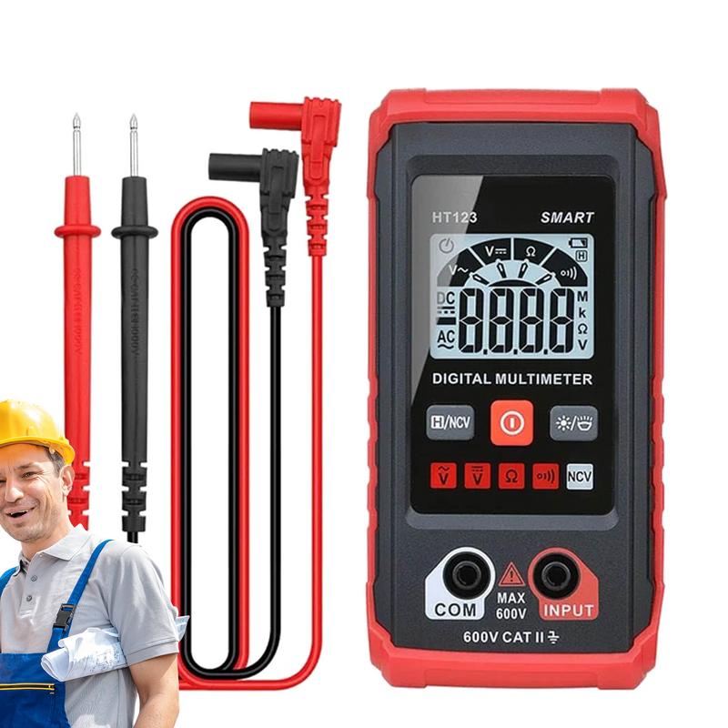 HT510 Smart Digital Multimeter AC/DC Voltage Resistance Continuity Measurement Tester Multimeter with Backlight