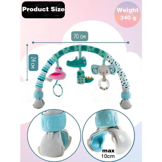Baby Toy Toddler Cribs Cradles Hanging Bell Baby Stuff Newborn Stroller Stroller Play Arch Bed Toys for Babies 0 12 Months