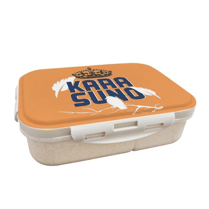 Anime Cartoon Haikyu Printed Wheat Straw Lunch Box