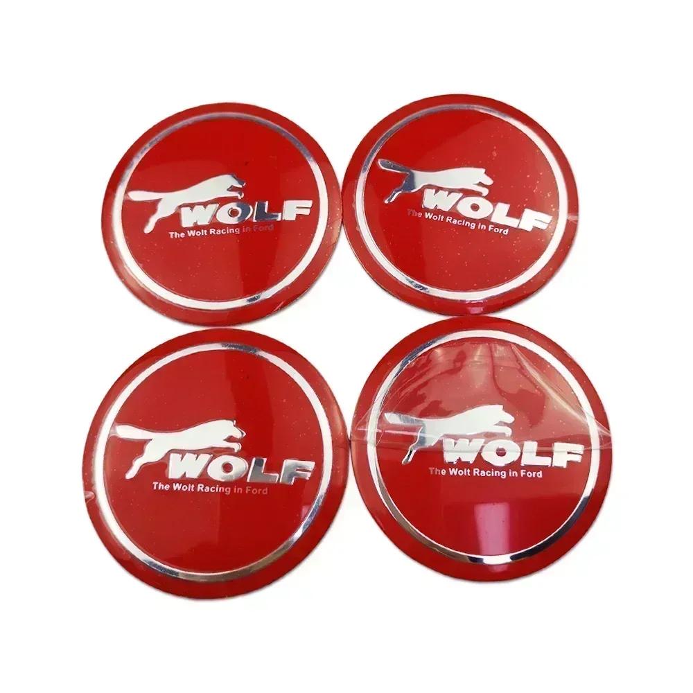 4PCS 56MM Wheel Center Sticker For Ford Kuga Fusion Shelby ST RS Mondeo Focus 2 3 Fiesta Explorer Edge Ecosport Rim J210 Decal Cover