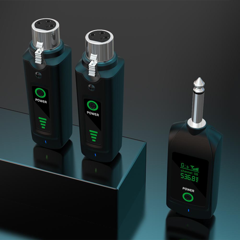 Wireless Microphone Transmitter Receiver 510.00-590.00MHz 2.4G Wireless XLR Transmitter System DC5V Microphone Accessories