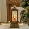Christmas decorations Christmas crystal ball music box carved square lamp ornaments Christmas lights