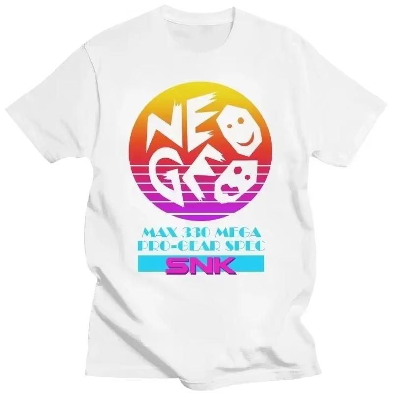 

Neo Geo SNK-Retro Video Game Console-inspired T-shirt for Men, Casual Brand Short-sleeved Summer Fashion T-shirts, Unisex Men s S