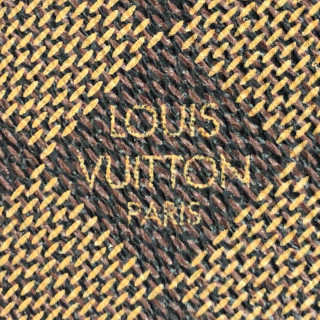 Used Louis Vuitton Damier Keepall 50 N41427 Boston Bag Canvas Brown Authentic 13296