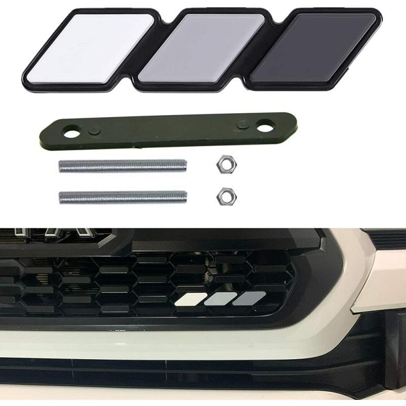 3-color Grille Badge Emblem Decoration Accessories Car Truck Label Car Modification