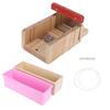 Soap Making Tools Set DIY HandMade Soap Cutter Rectangular Mold Accessory for Home(1200ml )