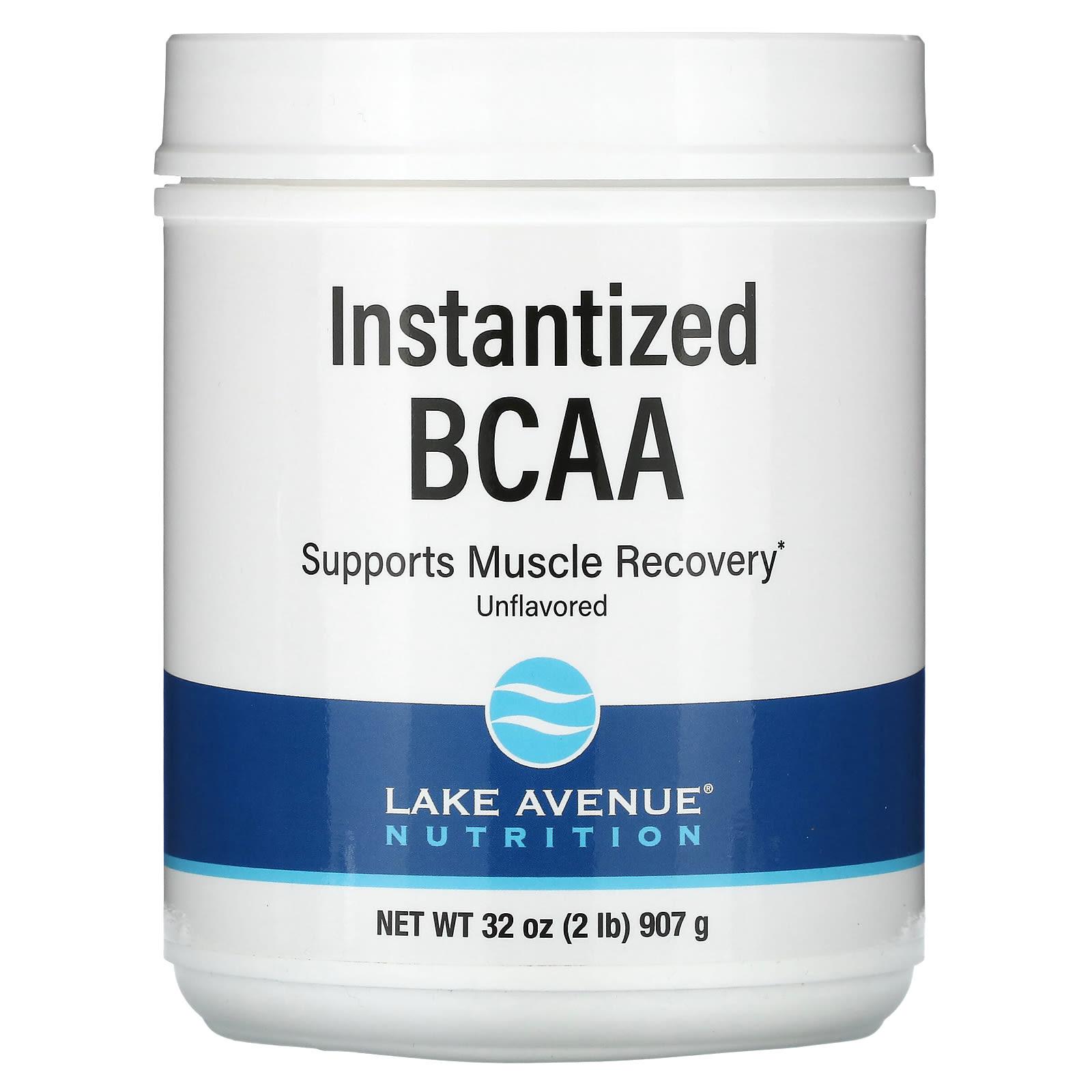

Lake Avenue Nutrition, Instant BCAA Powder, Unflavored, 32 oz (907 g)