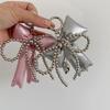 Lovely Pu Bowknot Designs Keychain Bags Backpacks Pendant Handbag Purse Accessories For Fashionable Women