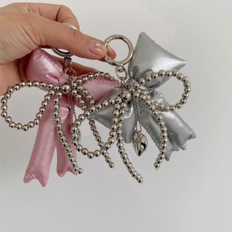 Lovely Pu Bowknot Designs Keychain Bags Backpacks Pendant Handbag Purse Accessories For Fashionable Women