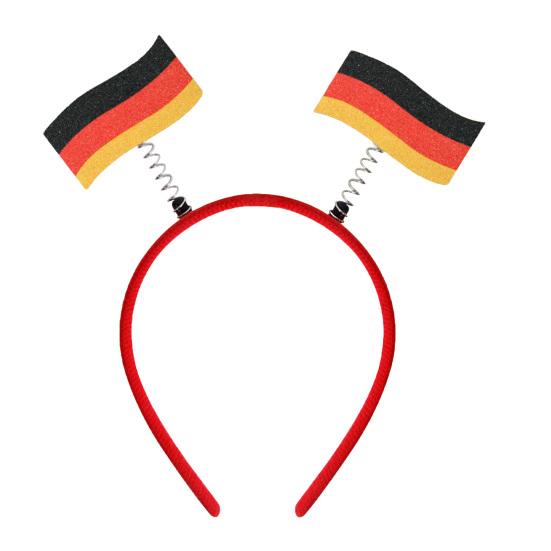 Football Headband for Women Men Soccer Cheering National Flag Hairband Game