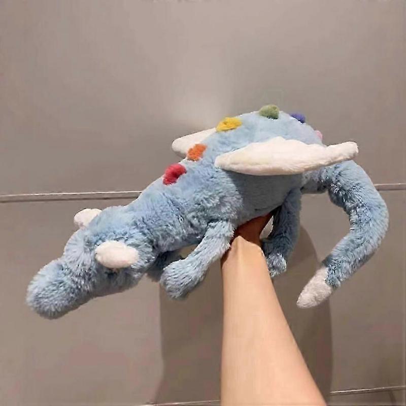 Sky Rainbow Dragon Blue Doll 50CM Bed Doll Plush Toys Brithday Gift Plush Toys