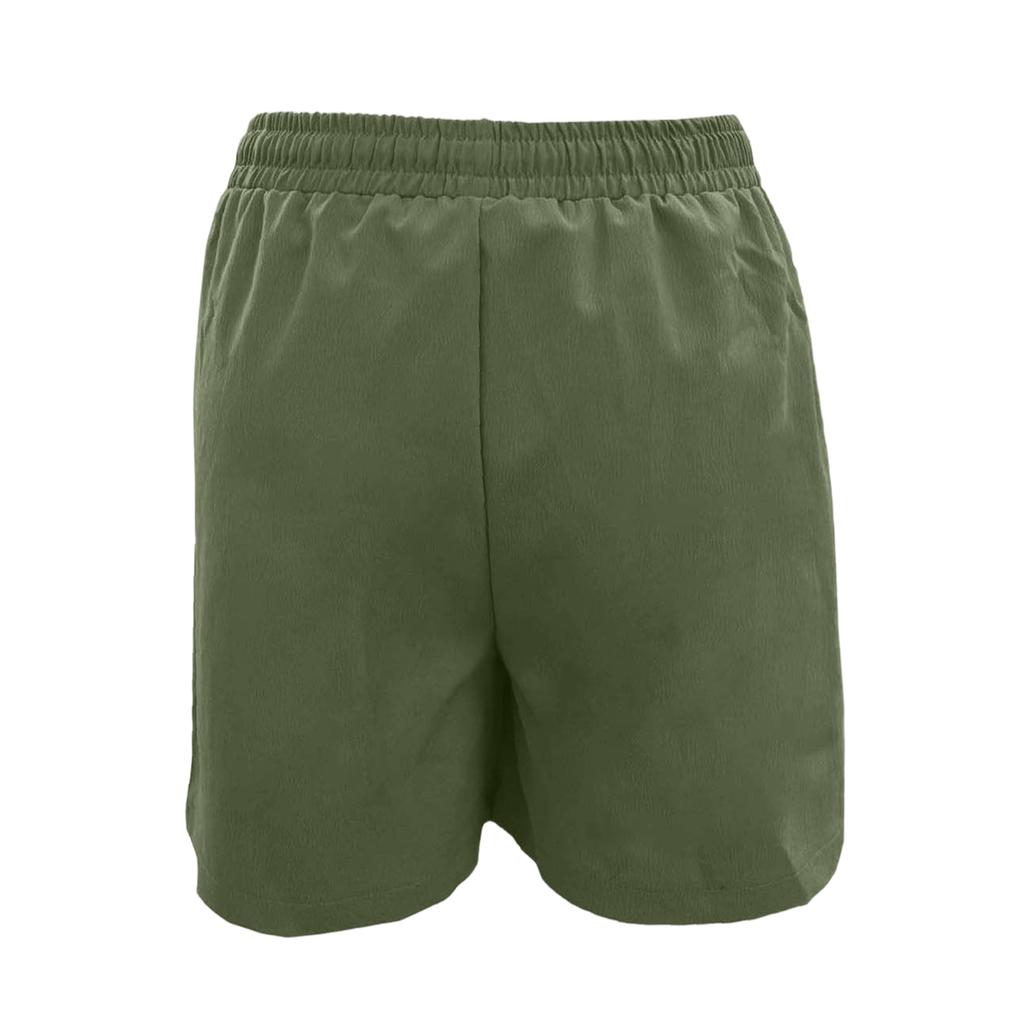 Women's Shorts Casual Summer Color Beach Loose Pocket Short Skirt Pants
