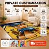 Paw Patrol Police Pup Rectangular Rug Soft Texture Nonslip Carpet For Bedroom Door Living Room Area Home Decor New Year Gift