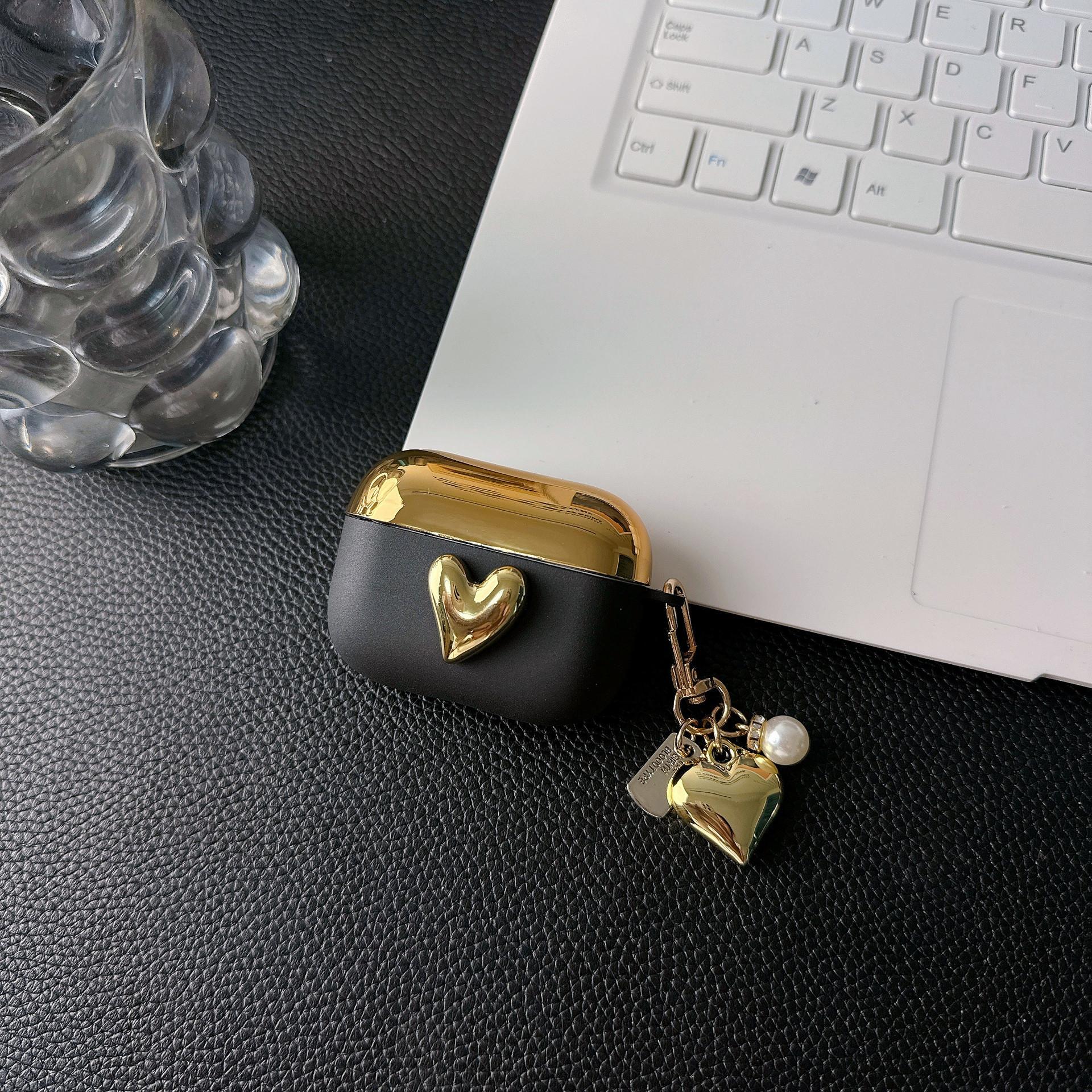 

Мягкий чехол с трехмерной любовью для AirPods 1 2 3rd New Bluetooth-наушники для AirPods Pro Зарядная коробка Сумка Airpods Pro2