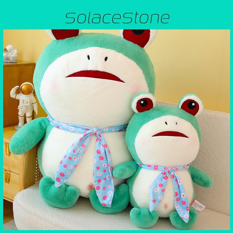 Neues Tai Xiang Plüschfroschspielzeug mit lustigen Ausdrücken - Nachtmarktgeschenk für junge Erwachsene