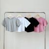 New ArrivalS Open Run Women S Cropped T ShirT Banding ShorTS Summer Training SeT