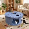 Wear-Resistant Felt Cat Toy Tunnel Breathable Cat Hiding Nest  for Cats Kittens