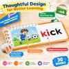 30 Read and Rhyme Flip Books for Kids Ages 5+ Early English Learning Set