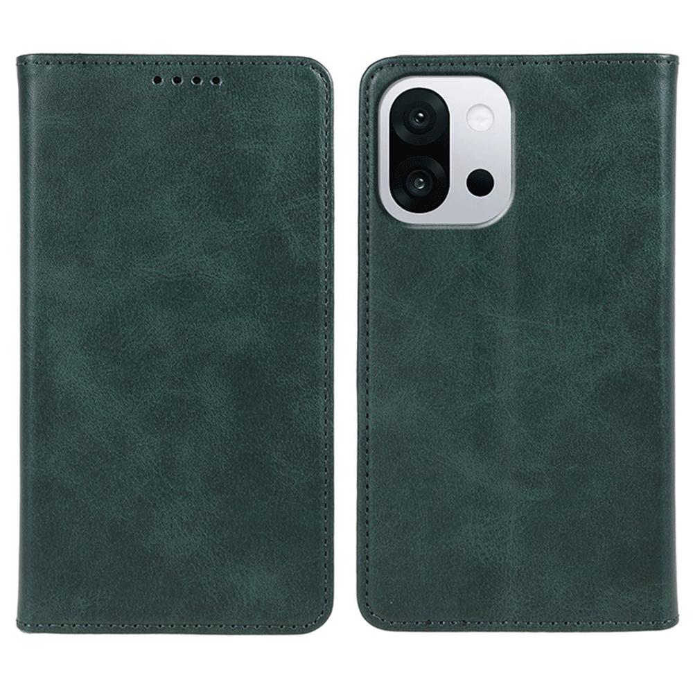 Für OnePlus 13T 5G Hülle Stark Magnetisch PU Leder Handyhülle Kalbstruktur