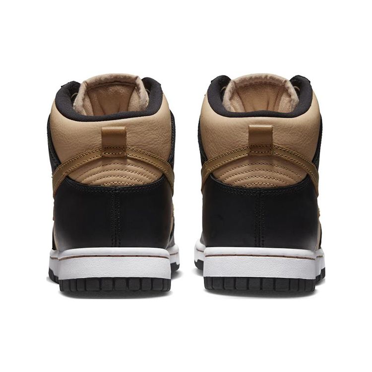 Nike  Dunk High LXX Black Flax Women Sneakers Brown Vachetta-Tan White DX0346-001